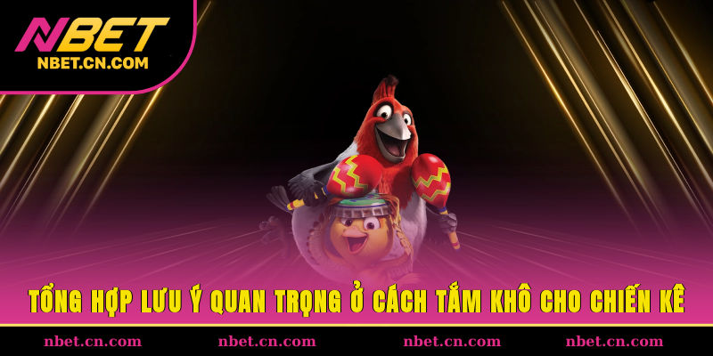 Tổng hợp lưu ý quan trọng ở cách tắm khô cho chiến kê
