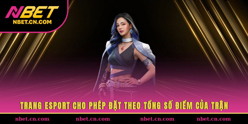 Trang eSport cho phép đặt theo tổng số điểm của trận